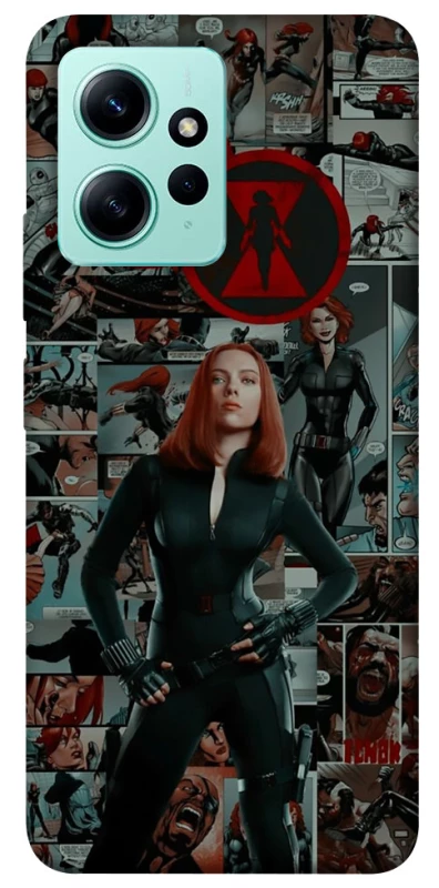 Чехол на Xiaomi Redmi Note 12 4G Black Widow фото 1 из 1