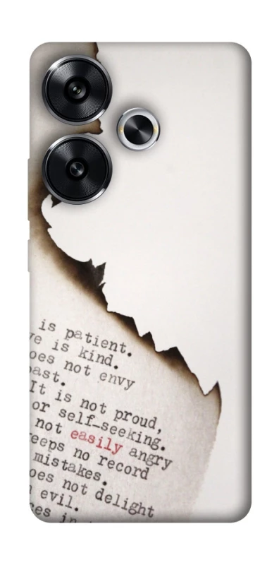 Чохол на Xiaomi Poco F6 Вірші фото 1 з 1