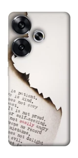 Чехол на Xiaomi Poco F6 Стихи фото 1 из 1
