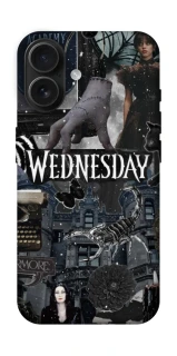 Чехол на Apple iPhone 16 Wednesday Collage ver.2 фото 1 из 1