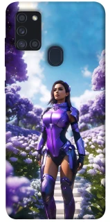 Чохол на Samsung Galaxy A21s Cyber space girl ver.4 фото 1 з 1
