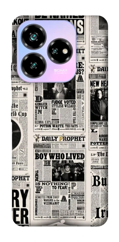 Чохол на ZTE Nubia V60 Desing Harry Potter newspaper фото 1 з 1