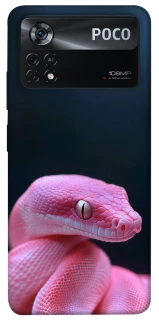Чехол на Xiaomi Poco X4 Pro 5G Розовая Змея фото 1 из 1
