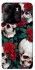 Чохол на Tecno Spark Go 2023 skull and rose фото 1 з 1