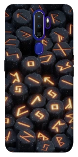 Чехол на Oppo A5 (2020) / Oppo A9 (2020) Огненые руны фото 1 из 1