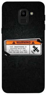 Чехол на Samsung J600F Galaxy J6 (2018) Warning фото 1 из 1