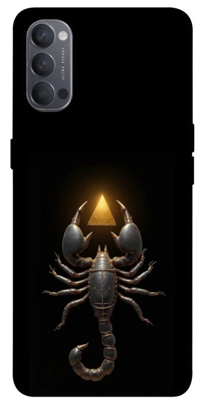 Чохол на Oppo Reno 4 Scorpio with Golden Triangle фото 1 з 1
