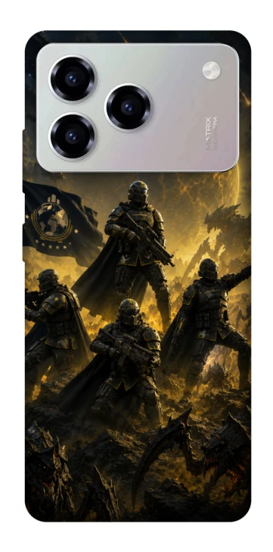 Чохол на ZTE Blade A76 HELLDIVERS ver.2 фото 1 з 1