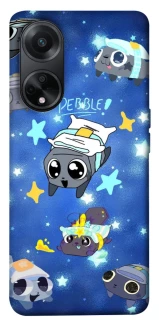 Чехол на Oppo A58 4G Pebble kitten stars фото 1 из 1