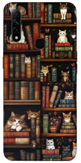 Чохол на Oppo A31 Cats & Books фото 1 з 1