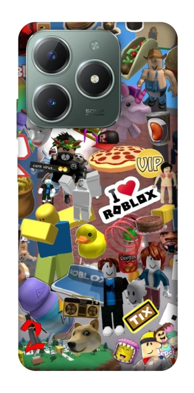 Чехол на Realme C61 Roblox collage ver.5 фото 1 из 1