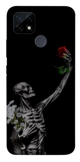 Чехол на Realme C12 Skeleton vs Rose фото 1 из 1