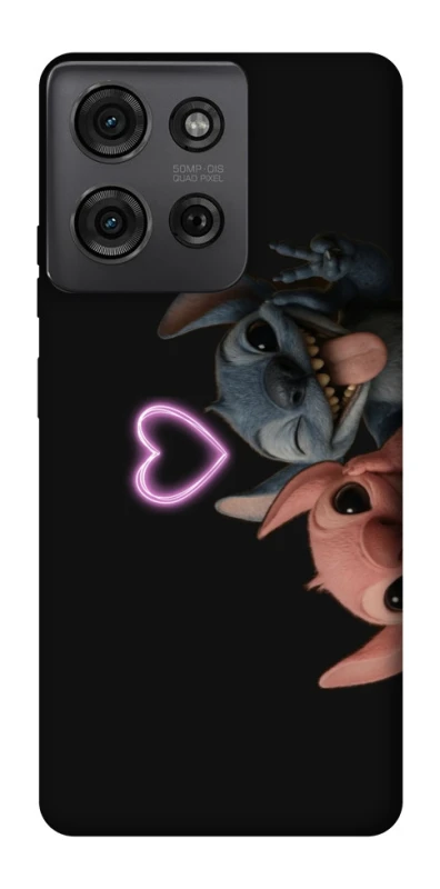 Чохол на Motorola Moto G75 Love Stitch & Angel фото 1 з 1