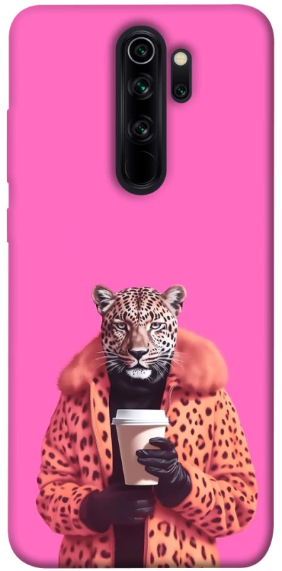 Чехол на Xiaomi Redmi Note 8 Pro Леопард с кофе фото 1 из 1