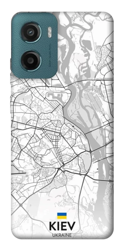 Чохол на Motorola Moto G06 Kiev white map фото 1 з 1