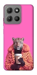 Чохол на Motorola Moto G15 Power Леопард з кавою фото 1 з 1