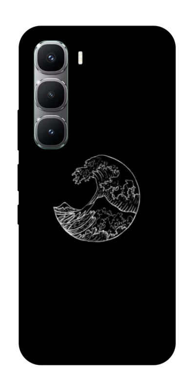 Чохол на Infinix Hot 60 Pro Black tsunami фото 1 Чохол на Infinix Hot 60 Pro Black tsunami фото 1 з 1