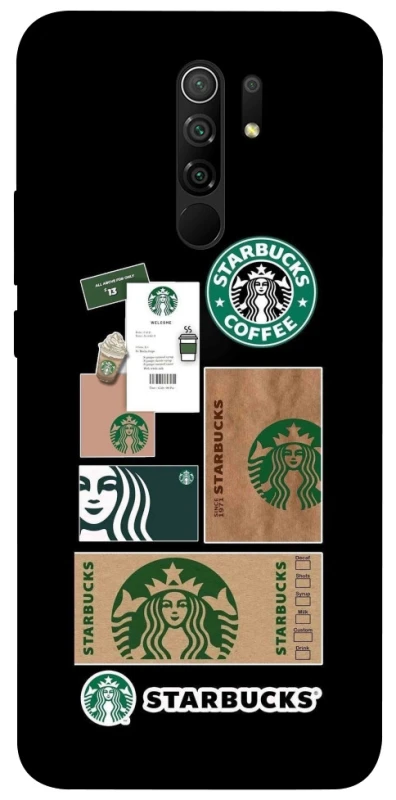 Чехол на Xiaomi Redmi 9 Starbucks coffee фото 1 из 1