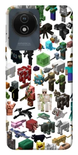 Чохол на Vivo Y02 Minecraft v4 фото 1 з 1