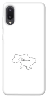 Чохол на Samsung Galaxy A02 Ukraine map фото 1 з 1