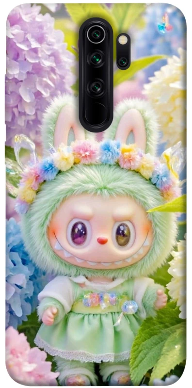 Чохол на Xiaomi Redmi Note 8 Pro Labubu & Flowers ver.2 фото 1 з 1