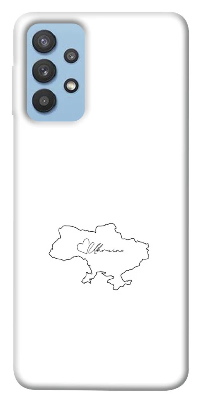 Чехол на Samsung Galaxy M32 Ukraine map фото 1 из 1