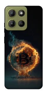 Чохол на Motorola Moto G15 4G Fire Bitcoin фото 1 з 1