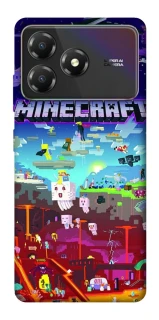 Чохол на ZTE Blade A36 Minecraft world фото 1 з 1