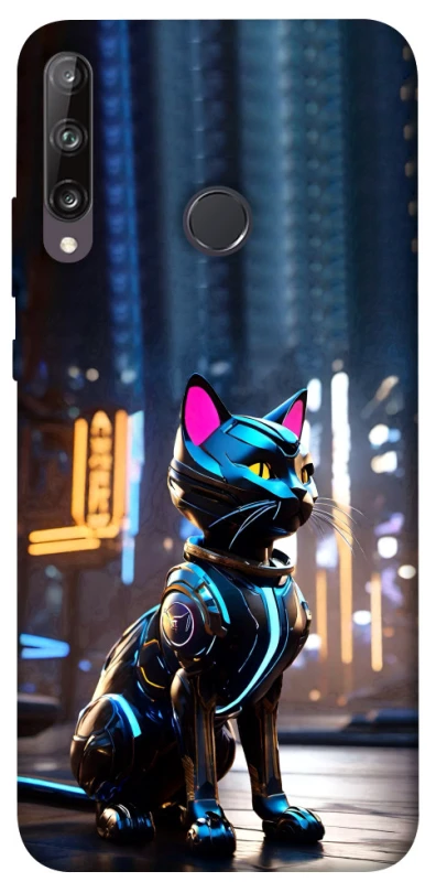 Чохол на Huawei P40 Lite E Cyber cat фото 1 з 1