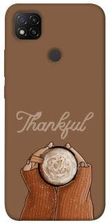 Чохол на Xiaomi Redmi 9C Thankful coffee фото 1 Чохол на Xiaomi Redmi 9C Thankful coffee фото 1 з 1