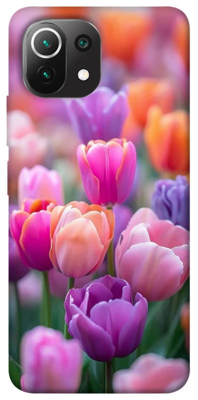 Чохол на Xiaomi Mi 11 Lite Тюльпанове поле фото 1 з 1