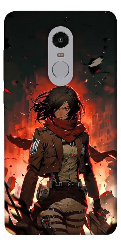 Чехол на Xiaomi Redmi Note 4X / Note 4 (Snapdragon) Mikasa v2 фото 1 из 1