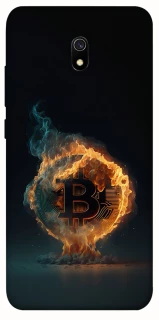 Чохол на Xiaomi Redmi 8a Fire Bitcoin фото 1 з 1