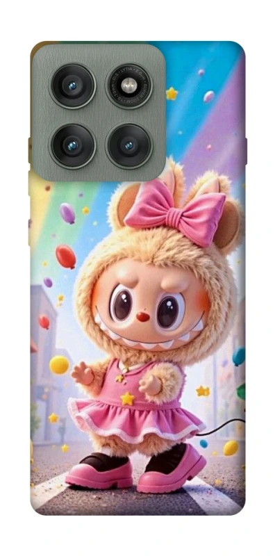 Чохол на Motorola Edge 60 Pro Labubu rainbow фото 1 з 1