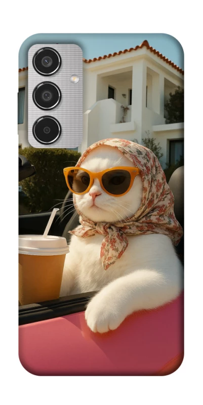 Чехол на Samsung Galaxy M35 Stylish Cat Cruise фото 1 из 1