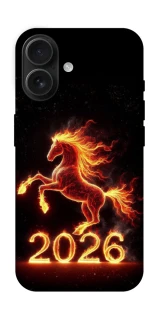 Чехол на Apple iPhone 16 Red Fire Horse ver.1 фото 1 из 1