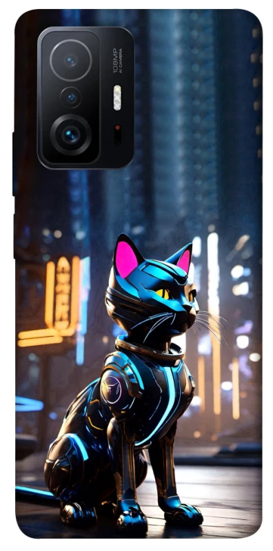 Чохол на Xiaomi 11T / 11T Pro Cyber cat фото 1 з 1