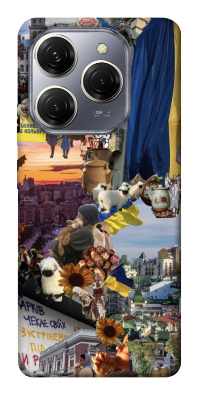 Чохол на TECNO Spark 20 Pro Ukraine style ver.2 фото 1 з 1