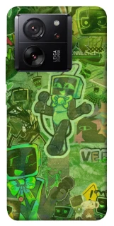 Чехол на Xiaomi 13T Pro Dandysworld tv green theme фото 1 из 1