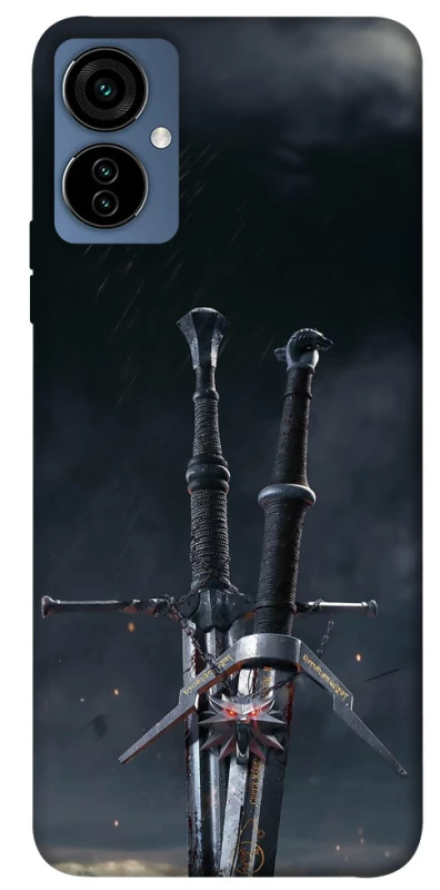 Чехол на TECNO Camon 19 Neo Мечи Ведьмака фото 1 из 1