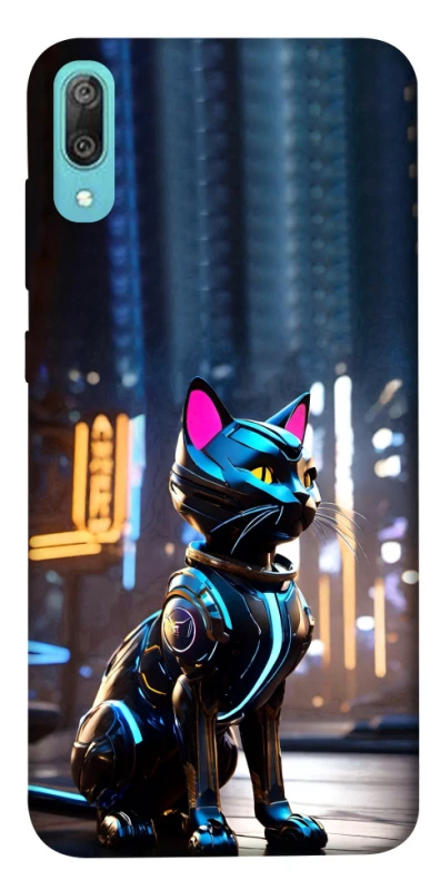 Чохол на Huawei Y6 Pro (2019) Cyber cat фото 1 з 1
