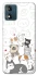 Чехол на Motorola Moto E13 Funny Pets фото 1 из 1