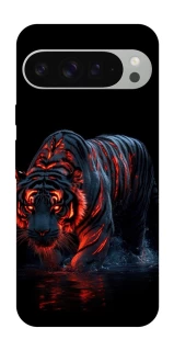 Чехол на Google Pixel 9 Pro XL fire tiger фото 1 из 1