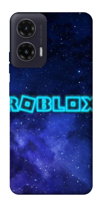 Чохол на Motorola Moto G35 Roblox Space Logo Blue фото 1 з 1