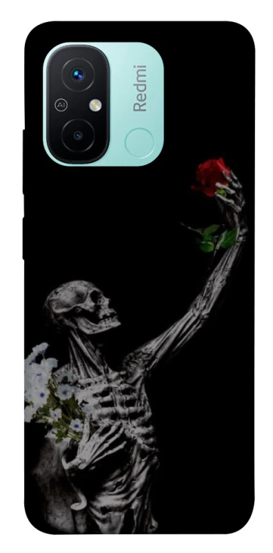 Чехол на Xiaomi Redmi 12C / Poco C55 Skeleton vs Rose фото 1 из 1