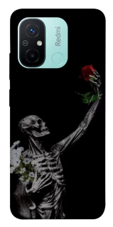 Чехол на Xiaomi Redmi 12C / Poco C55 Skeleton vs Rose фото 1 из 1