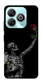 Чехол на ZTE Blade A75 4G Skeleton vs Rose фото 1 из 1