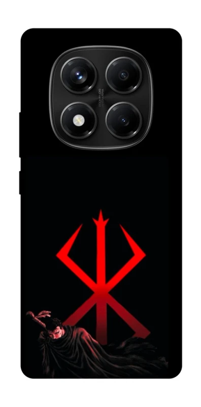 Чохол на Xiaomi Redmi Note 14 Pro 4G Berserk Red Logo фото 1 з 1
