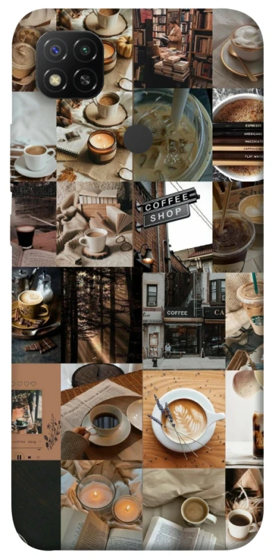 Чохол на Xiaomi Redmi 9C Coffee collage ver.3 фото 1 з 1