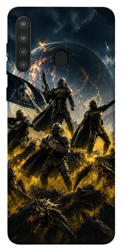 Чохол на Samsung Galaxy A21 HELLDIVERS фото 1 з 1